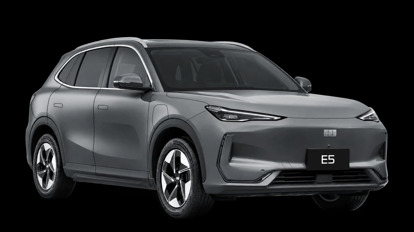 Geely E5, vista exterior
